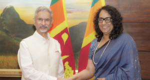 Indian FM Jaishankar meets PM Harini