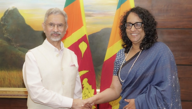 Indian FM Jaishankar meets PM Harini