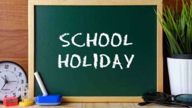 School holidays : New update from Education Ministry
