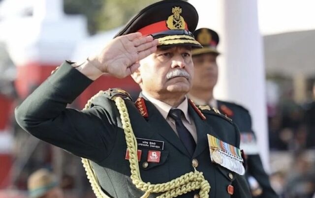 Indian Army Chief General Upendra Dwivedi arrives in Sri Lanka