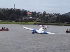 Seaplane crash at Nuwara Eliya’s Gregory Lake amid strong winds