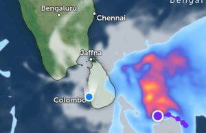 Heavy falls & Strong winds : Update from Met Department