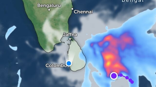 Heavy falls & Strong winds : Update from Met Department