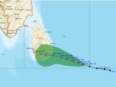 Deep depression expected to enter Sri Lanka’s coast tomorrow
