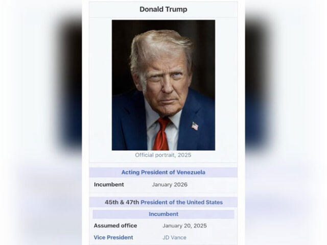 Donald Trump declares himself “Acting President Of Venezuela”
