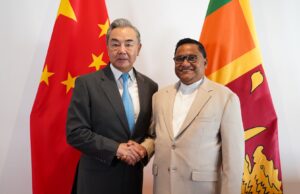 Chinese, Sri Lankan FMs meet on ties