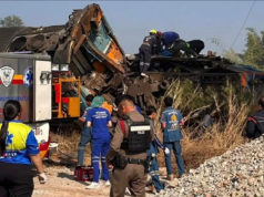 At least 22 people killed after crane falls on train in northeast Thailand