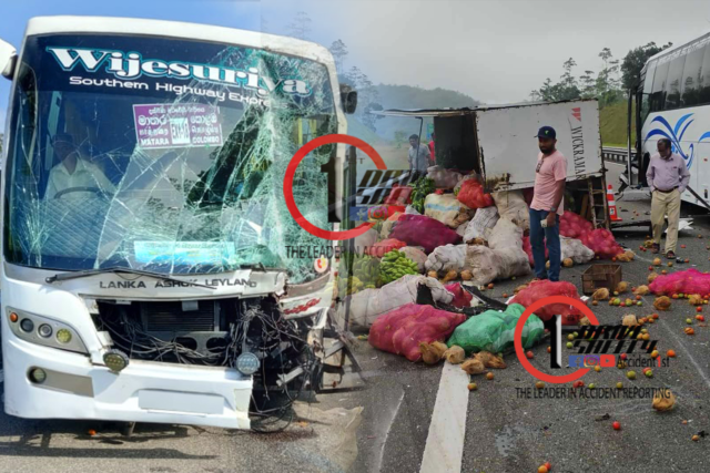Lorry-bus collision on Southern Expressway