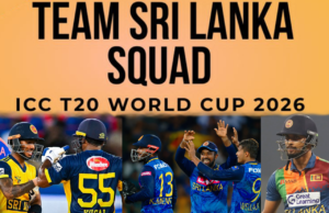 Sri Lanka’s T20 World Cup 2026 squad officially submitted to ICC