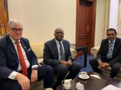 UK Deputy Prime Minister Lammy arrives in Sri Lanka
