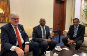 UK Deputy Prime Minister Lammy arrives in Sri Lanka