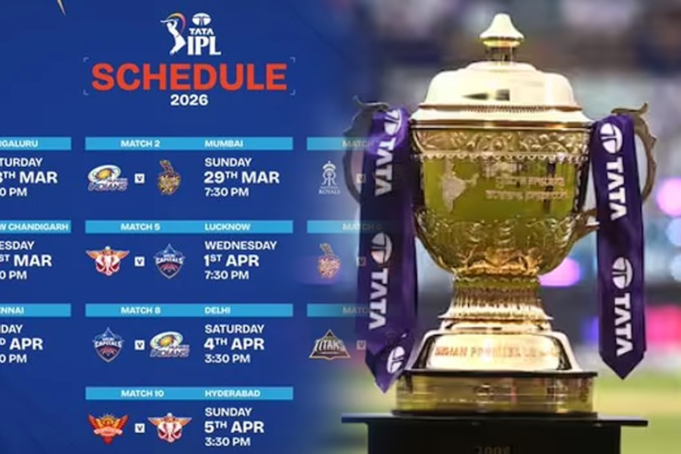 Schedule for first phase of IPL 2026 released
