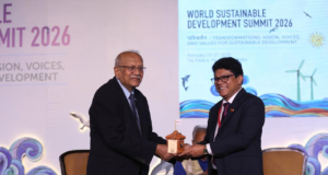 Environment Minister attends Sustainable Development Summit in Delhi