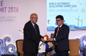 Environment Minister attends Sustainable Development Summit in Delhi
