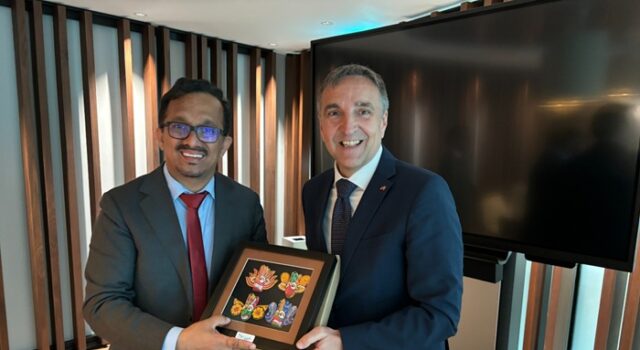 Minister Handunneththi discusses trade, investment and industrial cooperation in Vienna talks