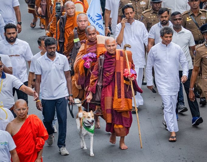 Day seven of Walk for Peace campaign commences in Yakkala