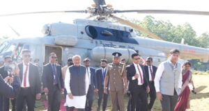 Indian Vice President inspects Indian housing project in Nuwara Eliya