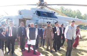 Indian Vice President inspects Indian housing project in Nuwara Eliya