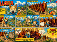 ALOKA the PEACE dog