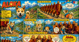ALOKA the PEACE dog