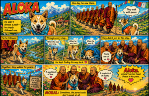 ALOKA the PEACE dog