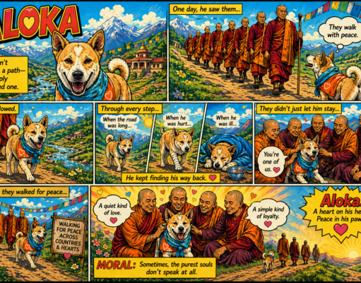 ALOKA the PEACE dog