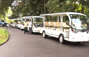 New Electric Vehicle Fleet Introduced at Peradeniya Botanical Gardens