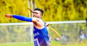 Sri Lanka’s Rumesh Tharanga breaks into top five in world javelin rankings