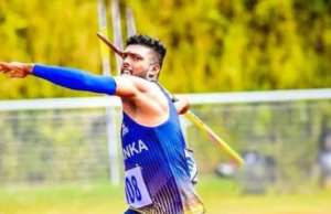 Sri Lanka’s Rumesh Tharanga breaks into top five in world javelin rankings