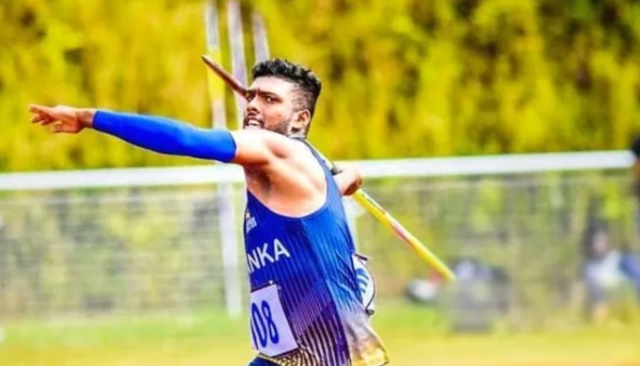 Sri Lanka’s Rumesh Tharanga breaks into top five in world javelin rankings