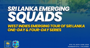 Sri Lanka squads for the West Indies Emerging Tour announced
