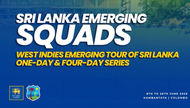 Sri Lanka squads for the West Indies Emerging Tour announced