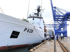 US-donated P628 patrol vessel arrives in Colombo