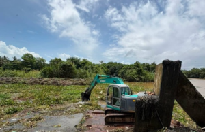 Cleaning of drainage canals begins to address BIA access flooding