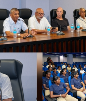 Sanga joins Cricket Transformation Committee meeting with Women Cricketers