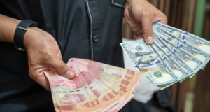 Indonesian rupiah falls to record low against US dollar