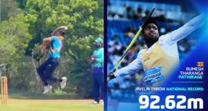 From Cricketer to global spear thrower: The rise of Sri Lanka’s Rumesh Tharanga
