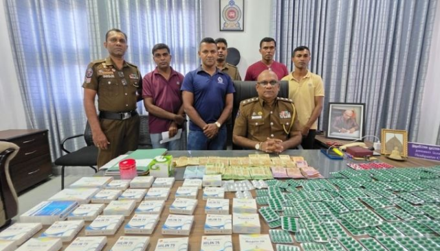 Man arrested with 3,000 narcotic pills in Galle raid