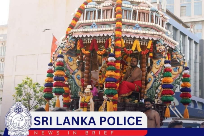 Traffic restrictions expected in Colombo for annual Vel Festival procession