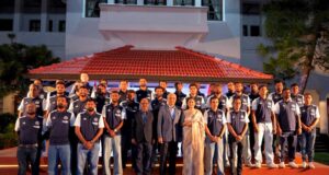 Indian and Sri Lankan Cricket Teams Hosted by High Commissioner Santosh Jha