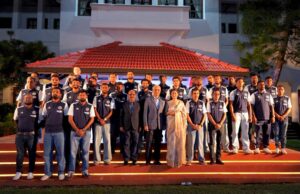 Indian and Sri Lankan Cricket Teams Hosted by High Commissioner Santosh Jha
