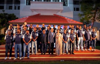 Indian and Sri Lankan Cricket Teams Hosted by High Commissioner Santosh Jha