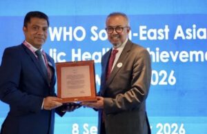 WHO recognises Sri Lanka for decade-long disease elimination achievements