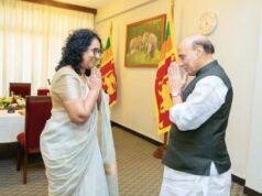 PM meets Indian Defence Minister Rajnath Singh in Parliament