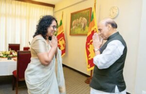 PM meets Indian Defence Minister Rajnath Singh in Parliament