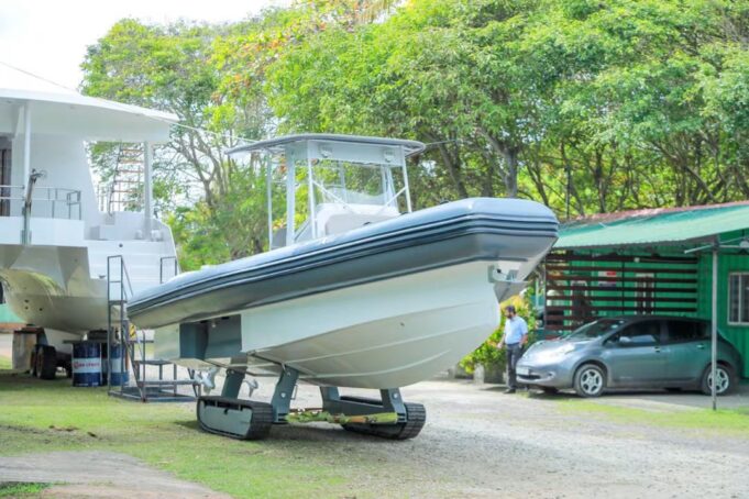 Sri Lanka exports first locally made amphibious craft to Europe