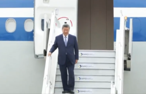Xi Jinping lands in New Delhi for BRICS Summit