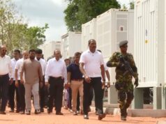 Anuradhapura battery storage system connected to national grid