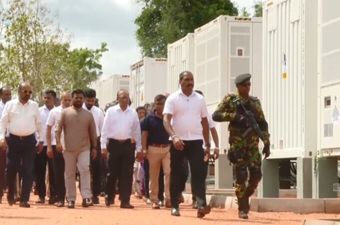 Anuradhapura battery storage system connected to national grid