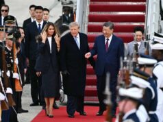 Trump gives Xi Jinping rare airport welcome as summit visit begins